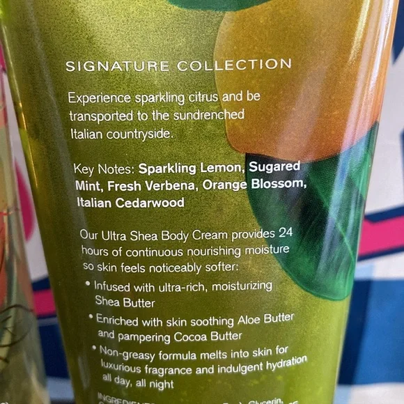 Bath & Body Works sparkling Limoncello